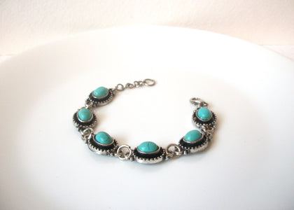 Vintage Southwestern Turquoise Stone Bracelet 111820