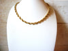 Vintage Shorter Gold Toned Necklace 51120