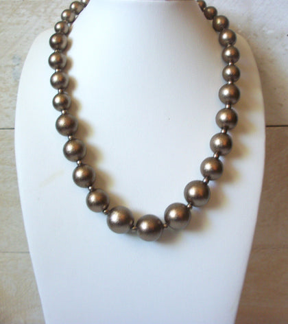Vintage Dark Gold Necklace 51120