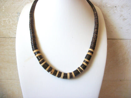 Weathered Organic Natural PUKA Shell Necklace 51120