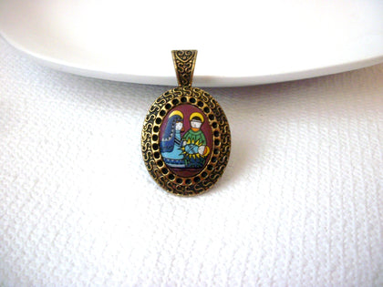 German Limoge Stone Pendant 10416