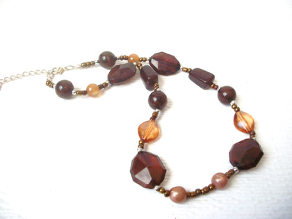 Retro Moonglow Old Plastic Necklace 111920