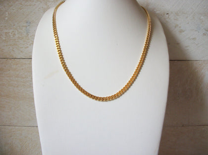 Retro Gold Toned Chain Necklace 51220
