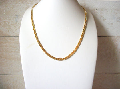Retro Gold Toned Chain Necklace 51220