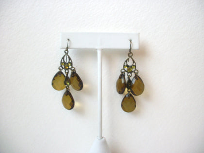 Retro Olive Dangle Earrings 111820