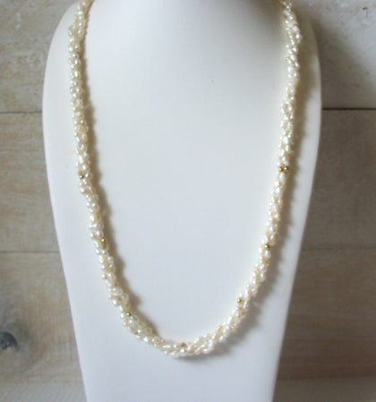 Retro Glass Pearl Necklace 51320