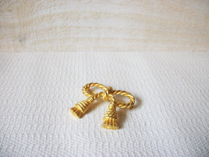 Vintage Tassel Bow Tie Brooch 51320