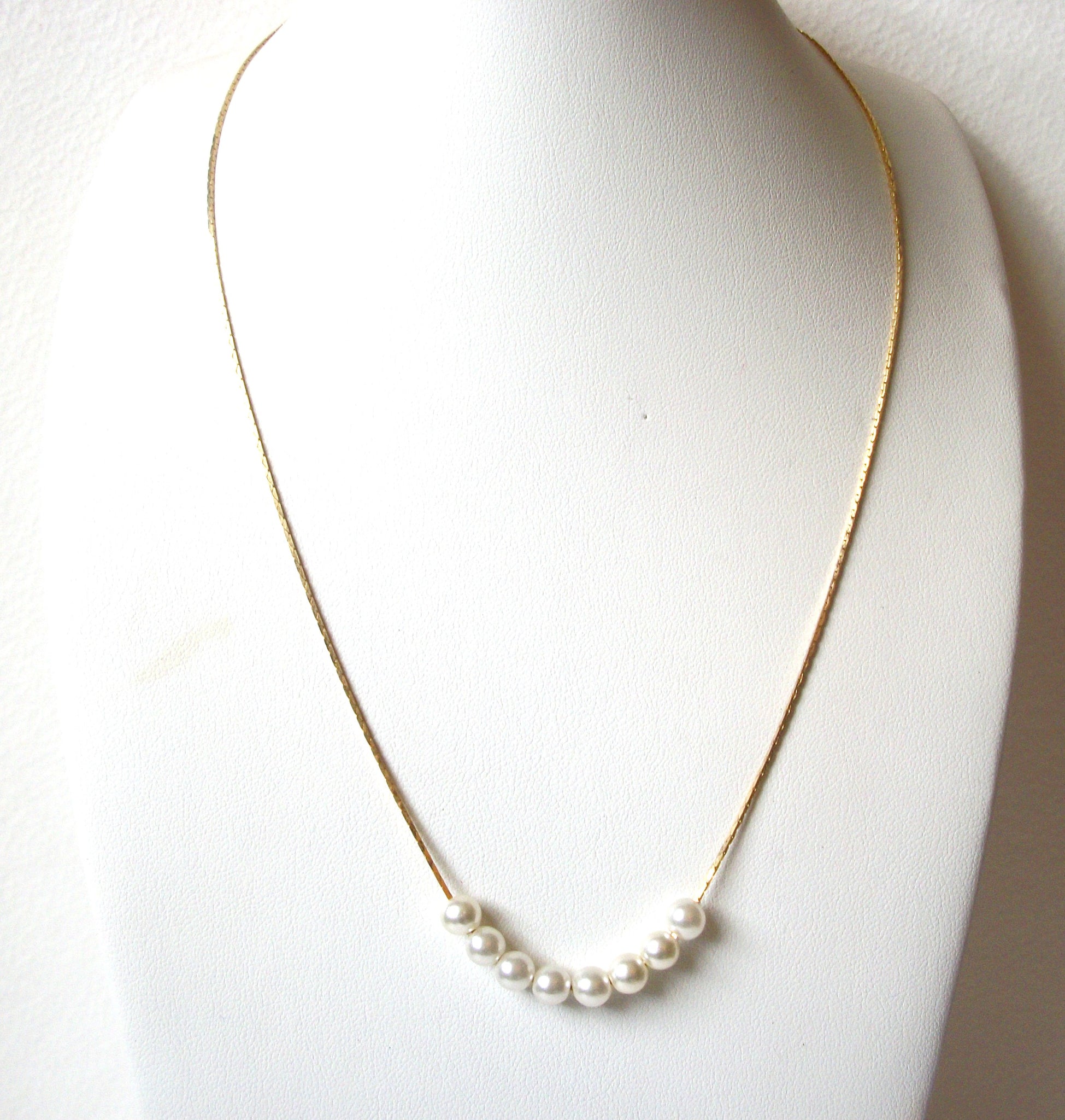 Vintage Faux Pearl Necklace 111920