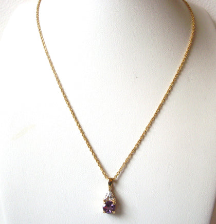 Vintage Amethyst Necklace 111920