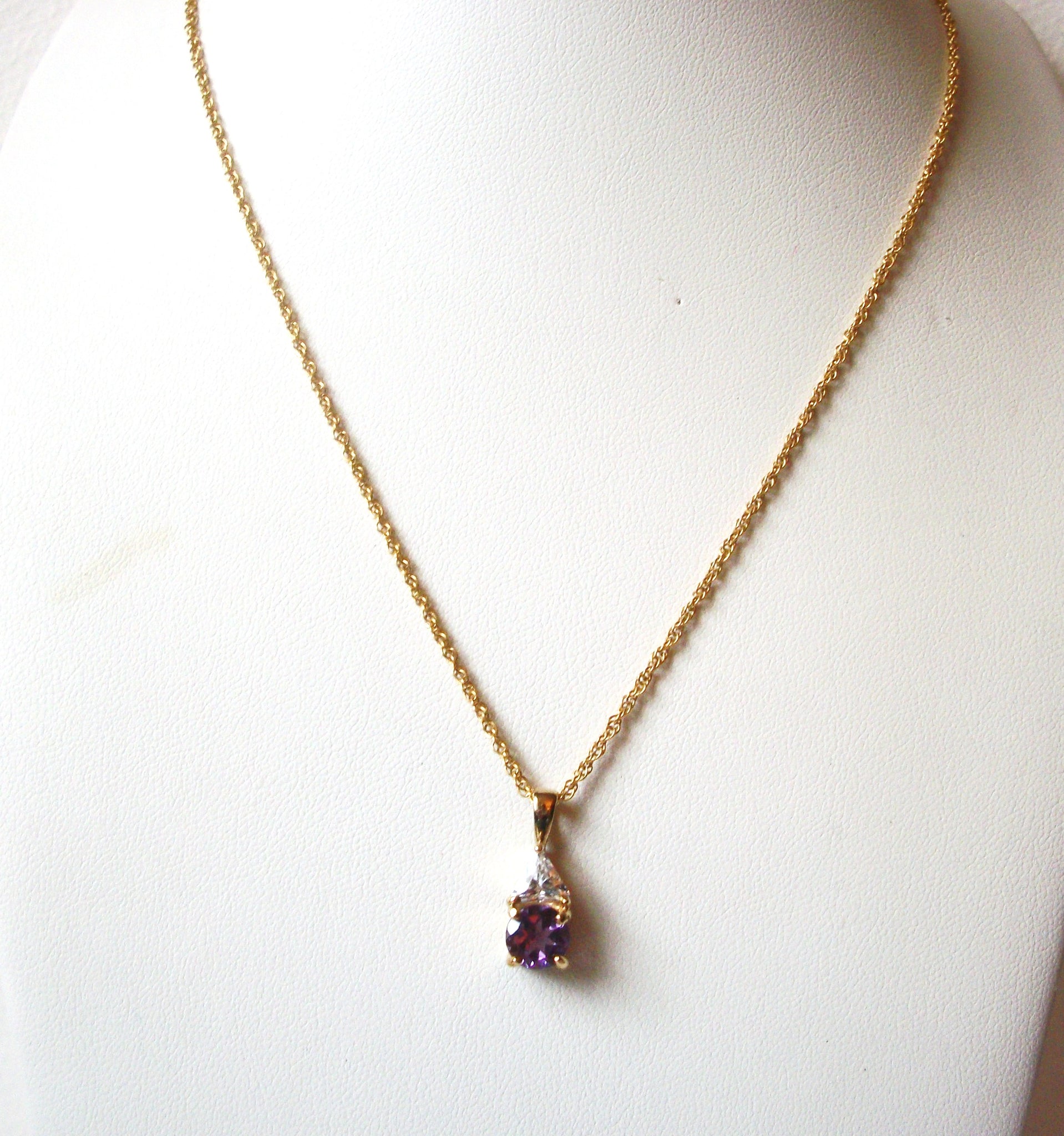 Vintage Amethyst Necklace 111920