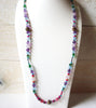 Retro Colorful Glass Necklace 51420