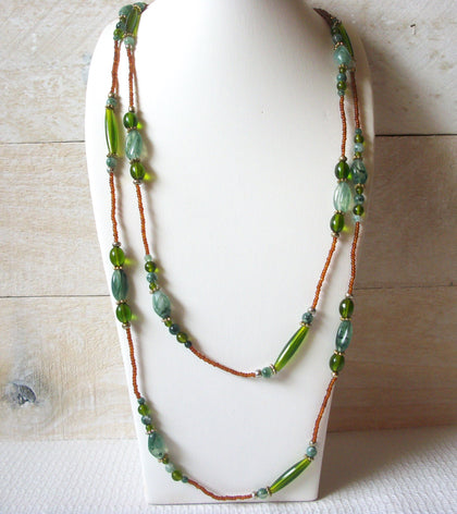 Retro Lucite Beads Necklace 51420