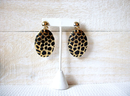 Retro 1980s Giraffe Earrings 51420