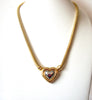 Vintage Joan Rivers Heart Necklace 112120