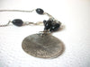 Vintage Silver Black Designer Necklace 112120