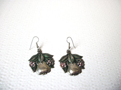 Vintage 1950 Fruit Vine Earrings 112020