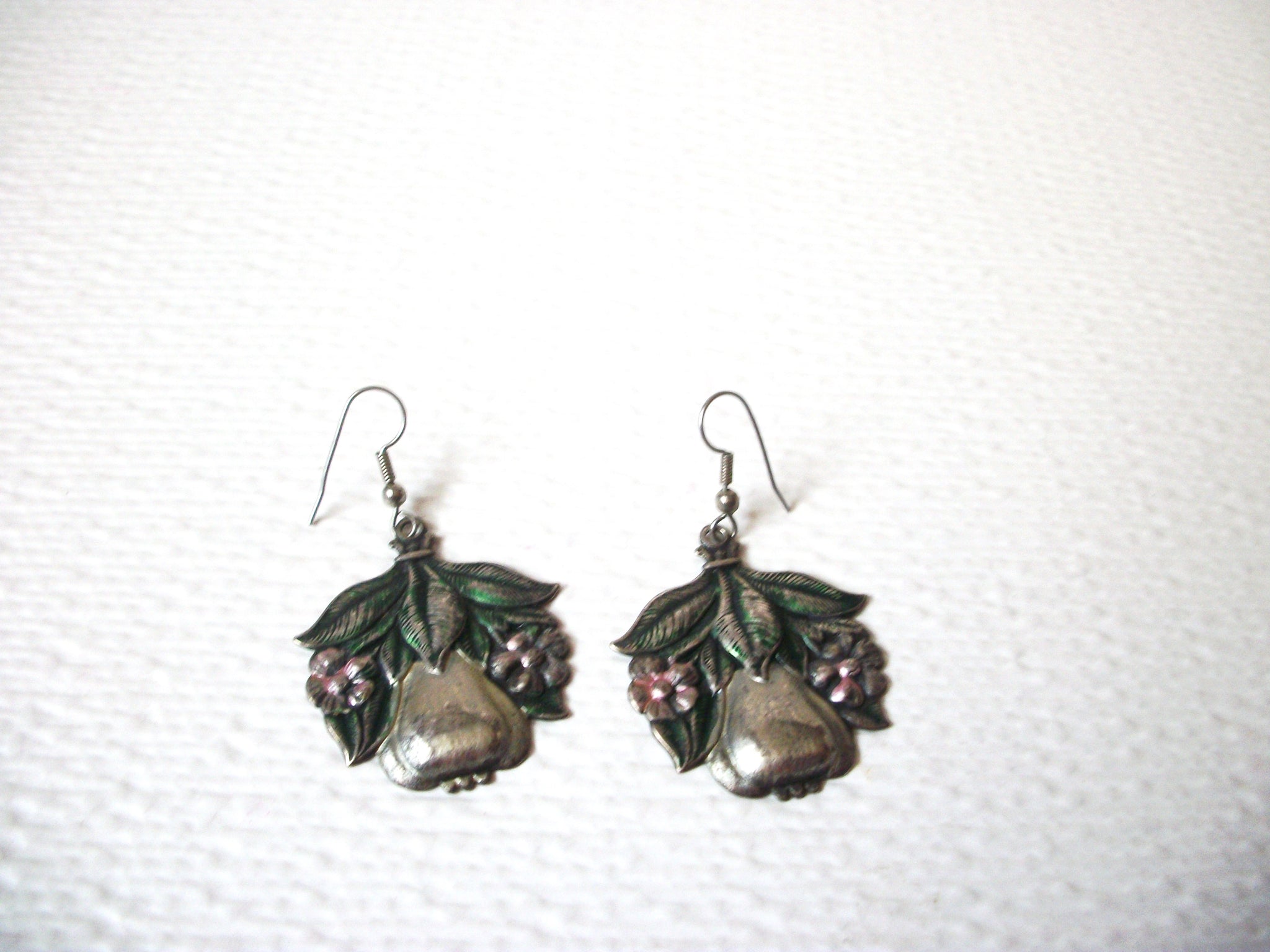 Vintage 1950 Fruit Vine Earrings 112020