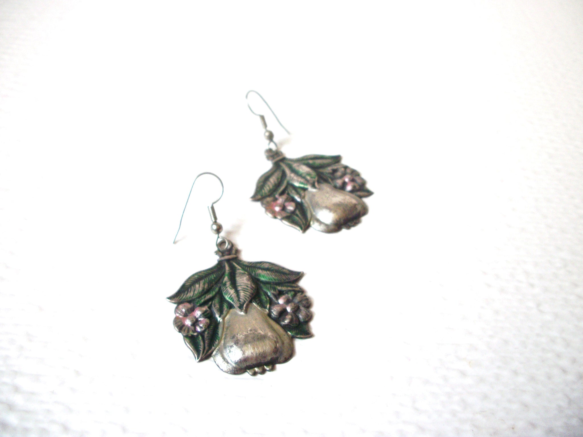 Vintage 1950 Fruit Vine Earrings 112020