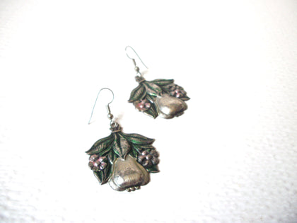 Vintage 1950 Fruit Vine Earrings 112020