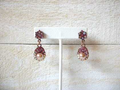 Vintage Rhinestone Earrings 51420