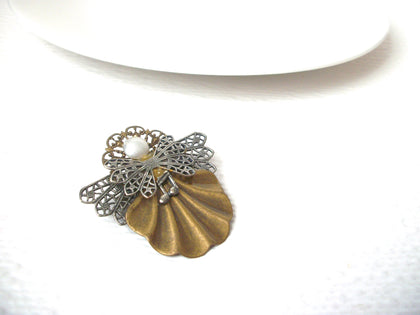 Vintage Victorian Angel Brooch Pin 111920