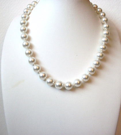 Retro Glass Pearl Necklace 111920
