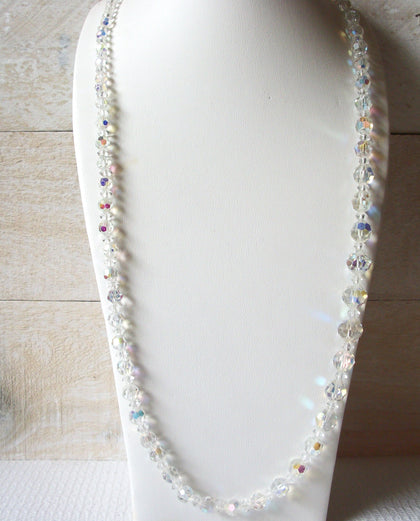 Vintage Sparkling Aurora Borelias Necklace 51520