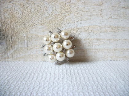 Retro Faux Pearl Rhinestones Brooch 51520