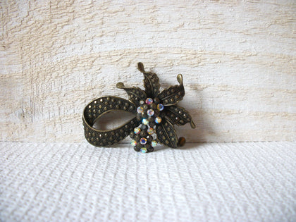 Vintage Bronze Aurora Borelias Brooch 51520