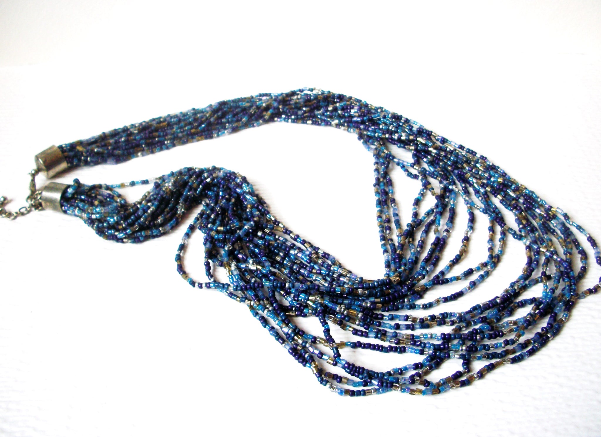 Vintage Southwestern Glass Seed Beads Necklace 112020