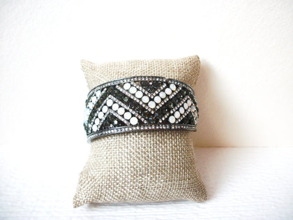Vintage Rhinestone Cuff Bracelet 111220