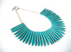 Southwestern Turquoise Stone Spears Choker Necklace 112120