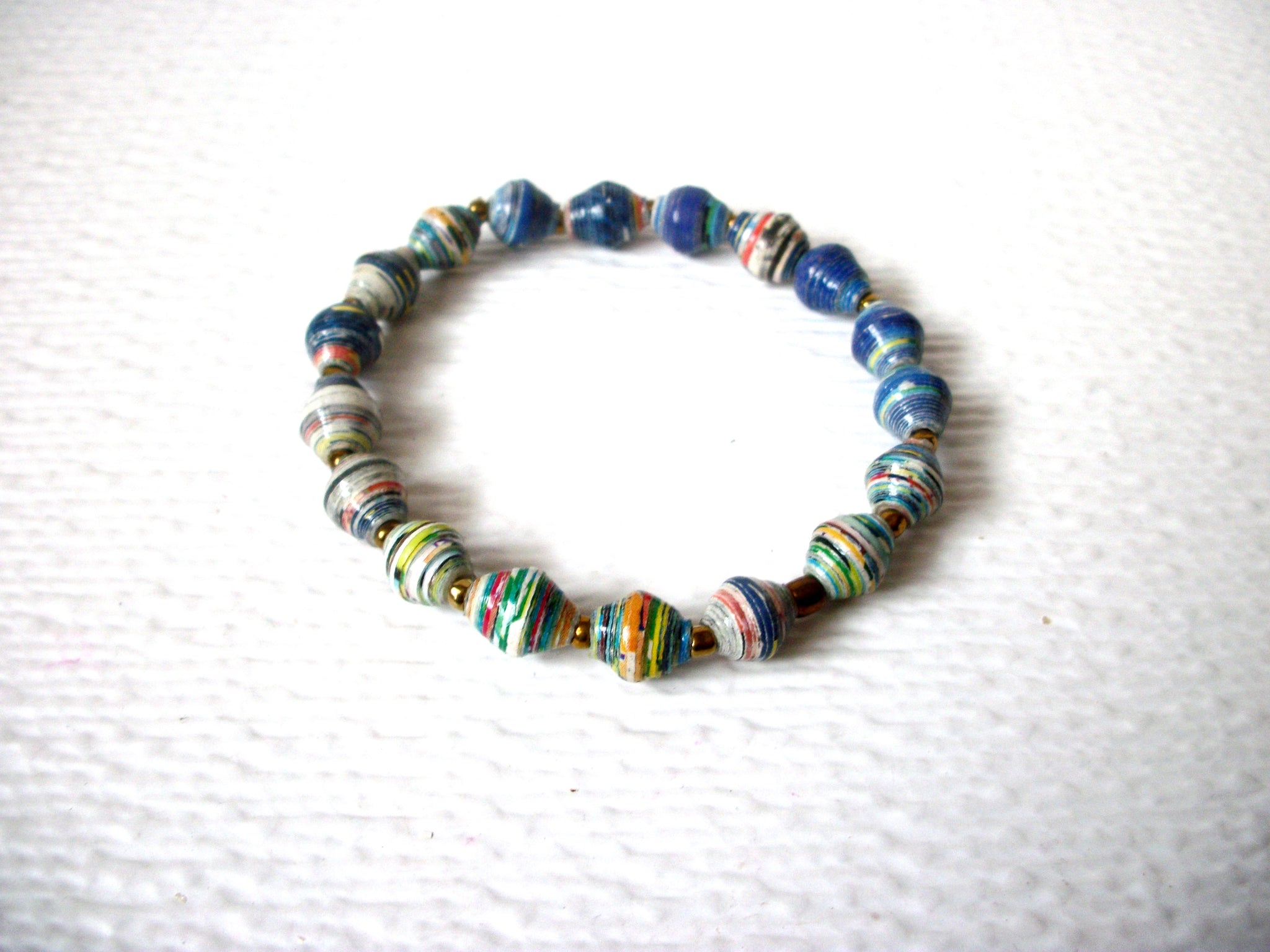 Paper Beads African Bracelet 112120