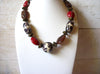 Bohemian Distressed Leather Beads Necklace 51720
