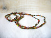 Vintage Colorful Glass Beads Necklace 41720