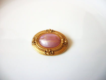 Vintage Victorian Glass Brooch Pins 8316 Frosted Glass