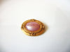 Vintage Victorian Glass Brooch Pins 8316 Frosted Glass