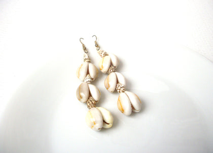 Natural Long Shell Earrings 112220