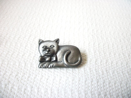 Pewter Vintage Kitten Brooch Pin 8316 Smaller