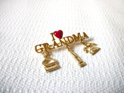 Vintage Grandma Brooch 51720