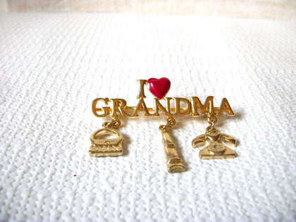 Vintage Grandma Brooch 51720
