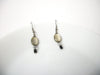Retro Czech Glass Dangle Earrings 112120