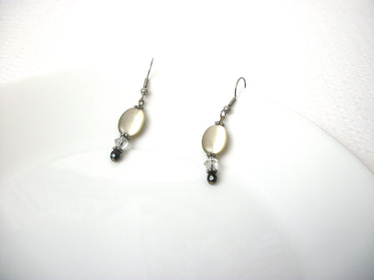 Retro Czech Glass Dangle Earrings 112120