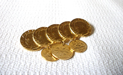 Retro Replica Coins Brooch 51720