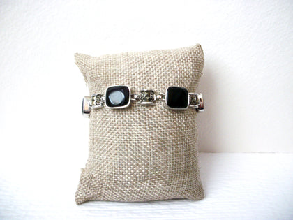 Vintage Designer Silver Black Bracelet 112320