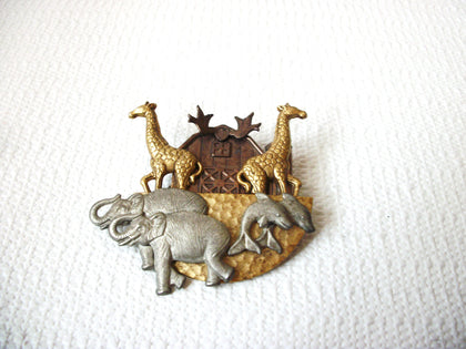 Vintage 1950s Noahs Brooch Pin 121416