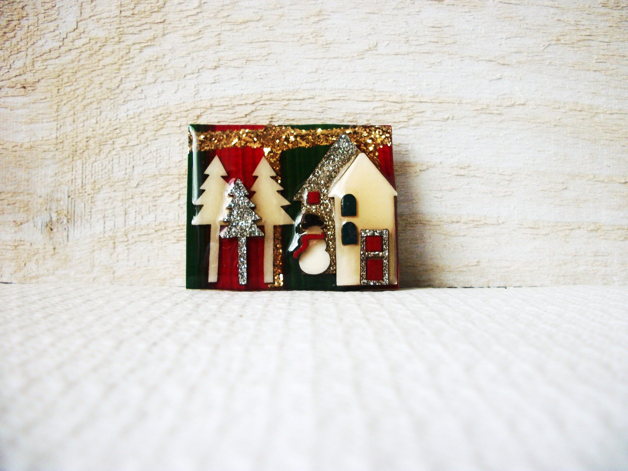 Rare Lucinda House Pins, Christmas Designs By Lucinda 51820