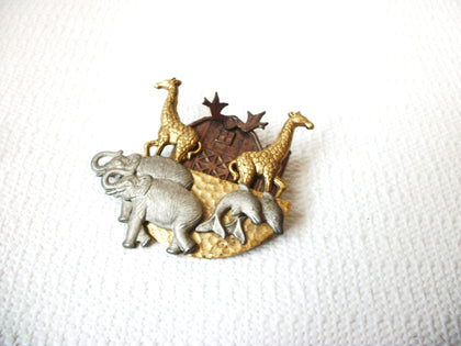 Vintage 1950s Noahs Brooch Pin 121416