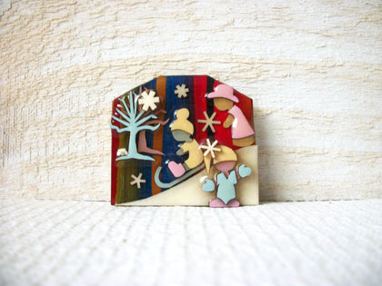 Rare Lucinda Little People Pins, Christmas Designs By Lucinda 51820