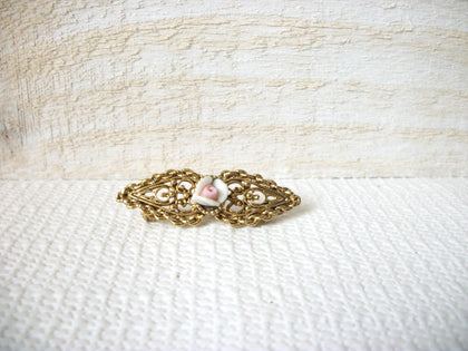 Vintage Victorian Porcelain Brooch 51820